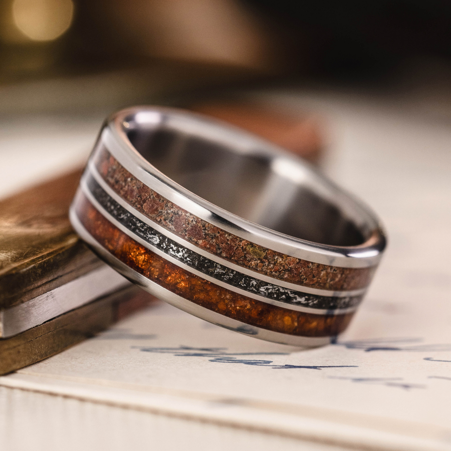 ::Shown in 8mm Wide | Titanium