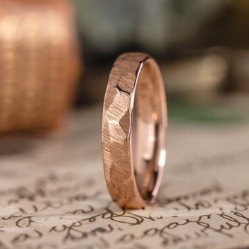 :: Shown in 4mm Wide | Rose Gold 