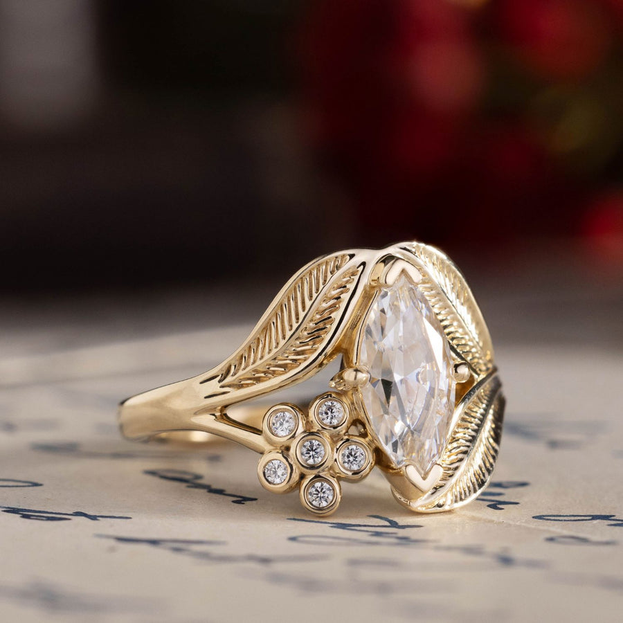 the-magnolia-marquise-diamond-engagement-ring-floral-diamond-accent-nature-inspired-leaf-setting