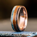 :: Shown in 8mm Wide | Rose Gold 