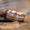 :: Shown in 8mm Wide | Rose Gold 