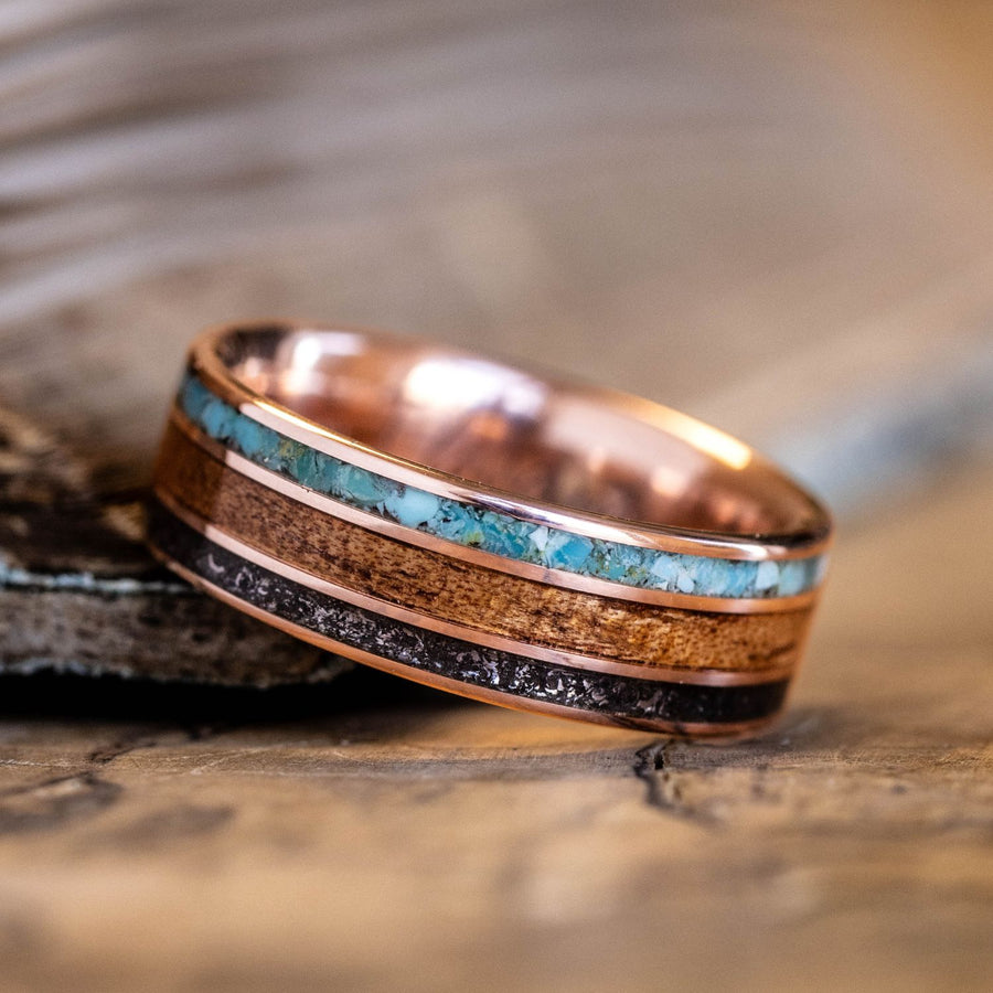 :: Shown in 8mm Wide | Rose Gold 