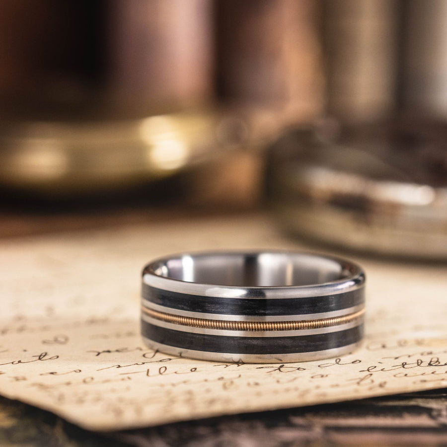 ::Shown in 8mm Wide | Titanium