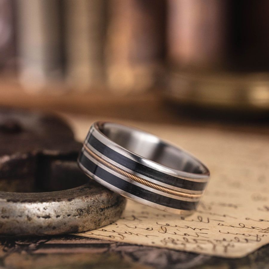 ::Shown in 8mm Wide | Titanium