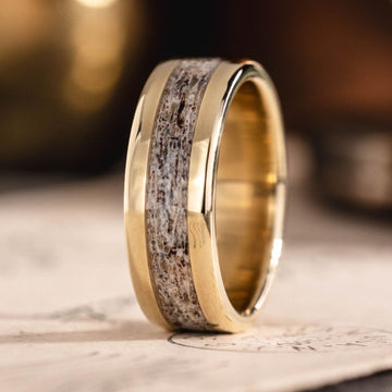 :: Shown in 8mm Wide | Yellow Gold 