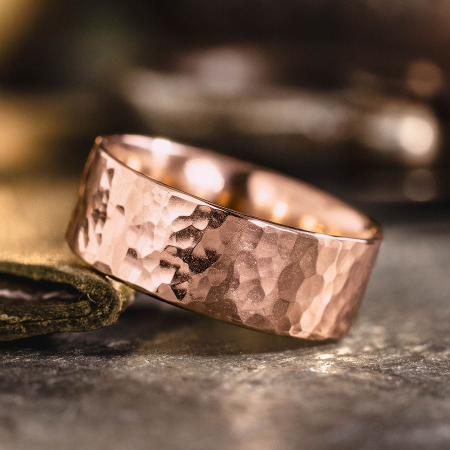 :: Shown in 8mm Wide | Rose Gold 