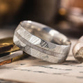 the-mercury-mens-faceted-titanium-ring-elk-antler-inlay