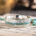 the-mercury-mens-faceted-titanium-ring-turquoise-inlay