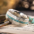 the-mercury-mens-faceted-titanium-ring-turquoise-inlay