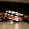 the-molokai-mens-gold-wedding-band-koa-wood-coffee