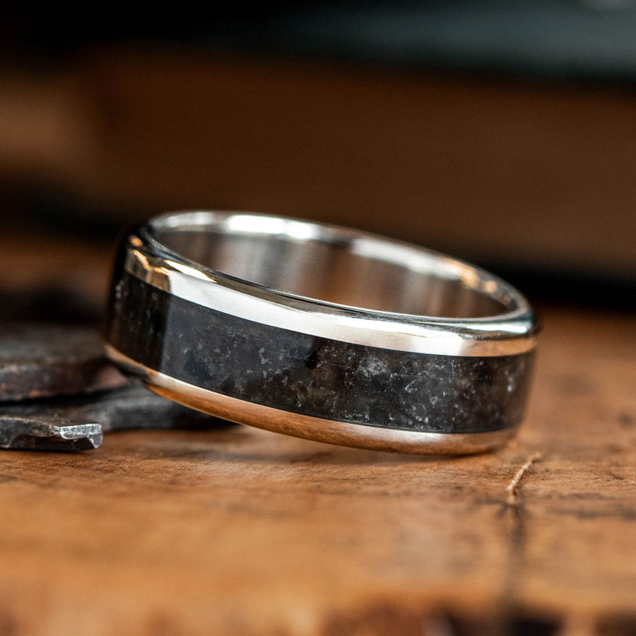 :: Shown in 8mm Wide | White Gold