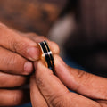 ::Shown in 8mm Wide | 10k Yellow Gold