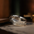 ::Shown in White Gold | 8mm. Actual Product is 5mm Wide.