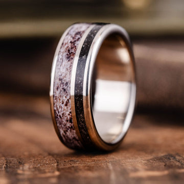 :: Shown in 14k White Gold | 8mm Wide