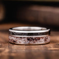 the-outlander-mens-gold-wedding-band-meteorite-elk-antler