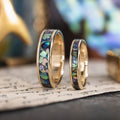 :: Shown in 7mm & 4mm Wide | Yellow Gold