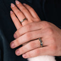 :: Shown in 7mm & 4mm Wide | Yellow Gold