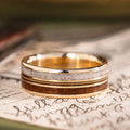 ::Shown in Yellow Gold | 8mm Wide | Medium Antler