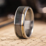 The Ranger | Men's Titanium Wedding Band with US Army OCP Uniform & Offset Metal Inlay