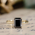 the-raven-emerald-cut-black-moissanite-solitaire-engagement-ring-vintage-inspired-setting