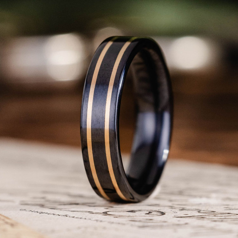 :: Shown in 6mm Wide | Black Titanium