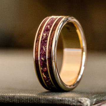 :: Shown in 8mm Wide | Yellow Gold