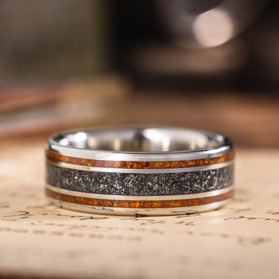 :: Shown in 8mm Wide | White Gold