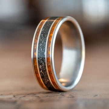 :: Shown in 8mm Wide | Titanium