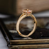 The Sedona - Natural Peach Morganite Solitaire Oval Engagement Ring