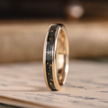 :: Shown in 4mm Wide | Yellow Gold 
