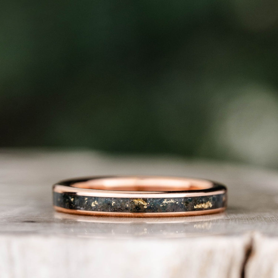 :: Shown in 3mm Wide | Rose Gold 