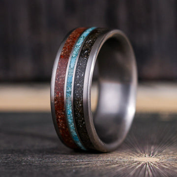 :: Shown in 8mm Wide | Titanium