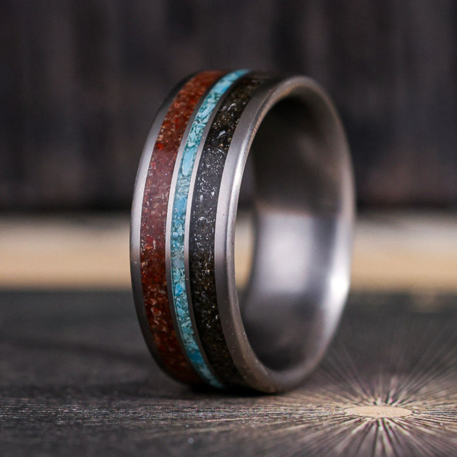 :: Shown in 8mm Wide | Titanium