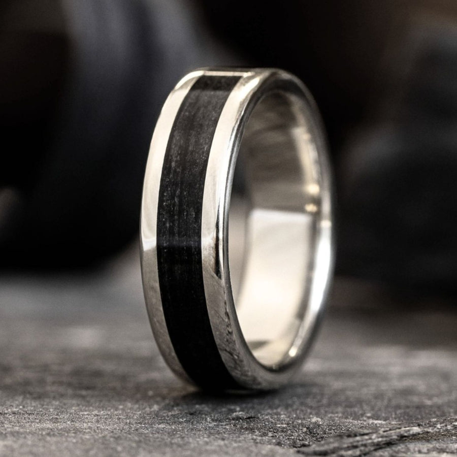 :: Shown in 7 mm Wide | White Gold 
