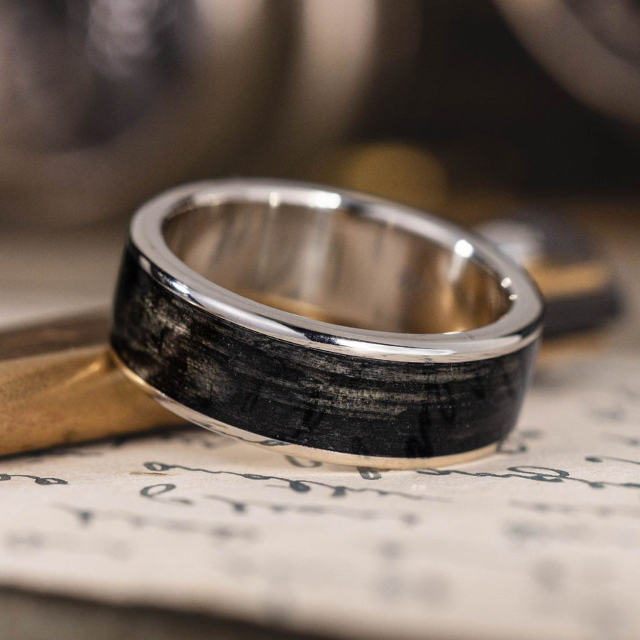 :: Shown in 8mm Wide | White Gold 
