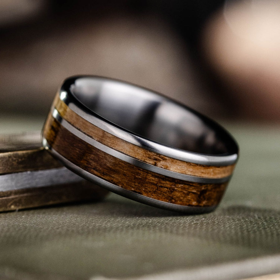 :: Shown in 8mm Wide | Titanium 