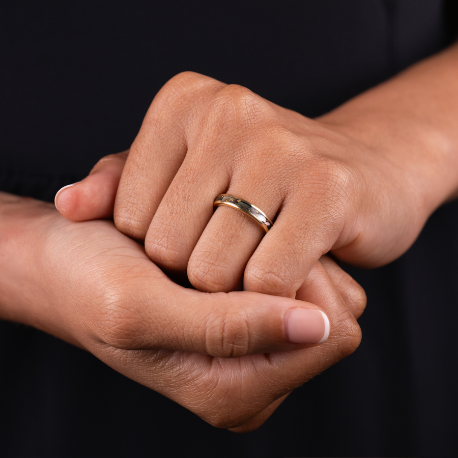 :: Shown in 4mm Wide | Yellow Gold