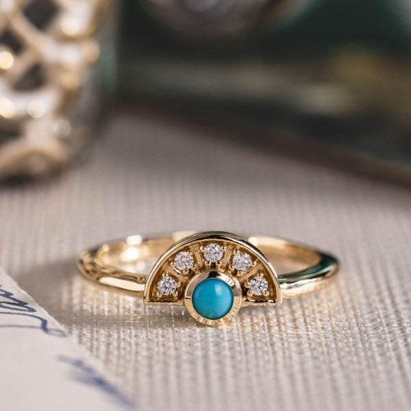 the-thebes-turquoise-solid-gold-sunburst-ring-diamond-accents