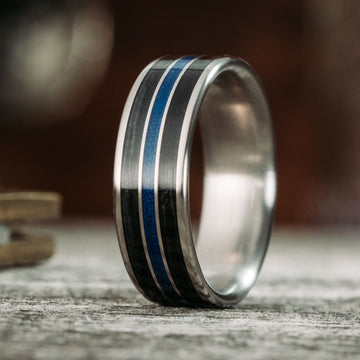 :: Shown in 8mm Wide | Titanium