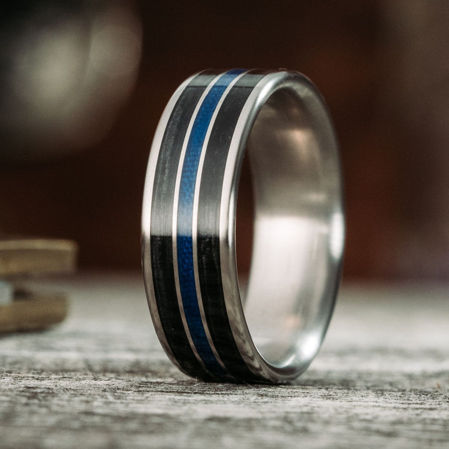 :: Shown in 8mm Wide | Titanium