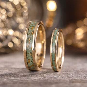 :: Shown in 6 & 3mm Wide | Yellow Gold