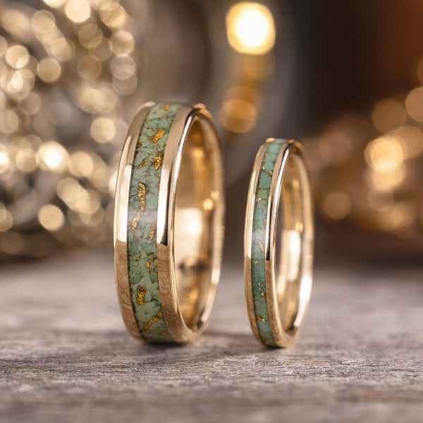 :: Shown in 6 & 3mm Wide | Yellow Gold