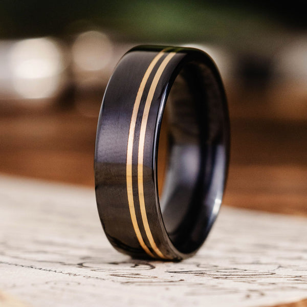 :: Shown in 8mm Wide | Black Titanium