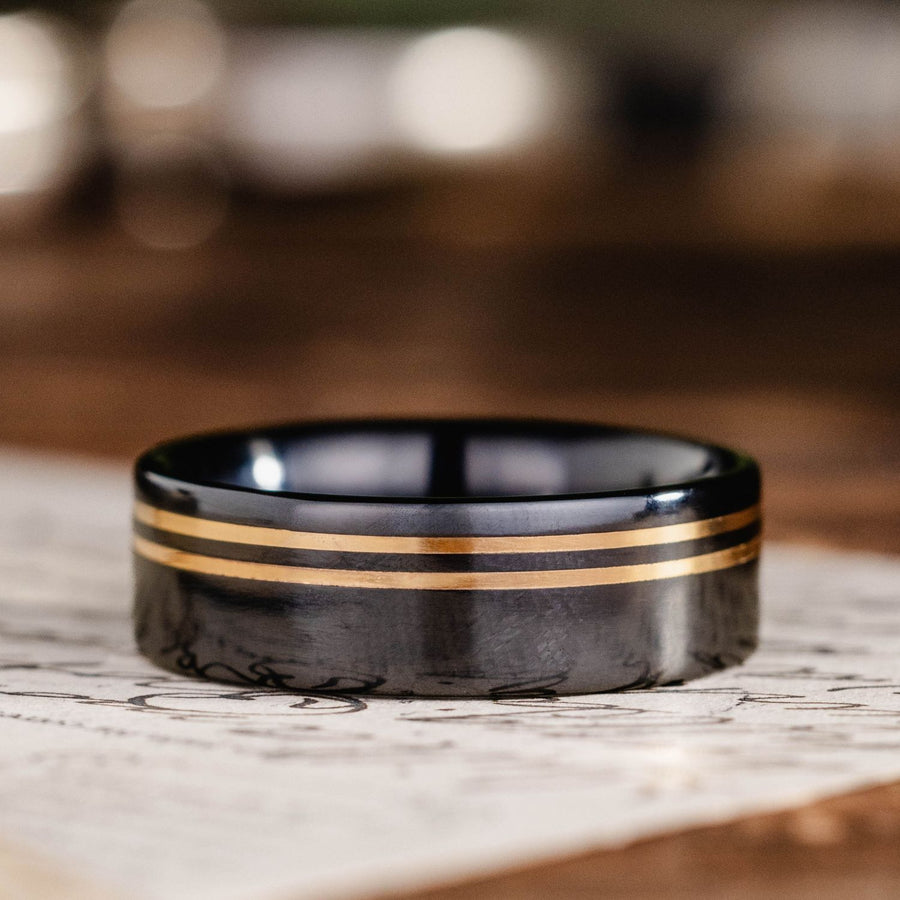 :: Shown in 8mm Wide | Black Titanium