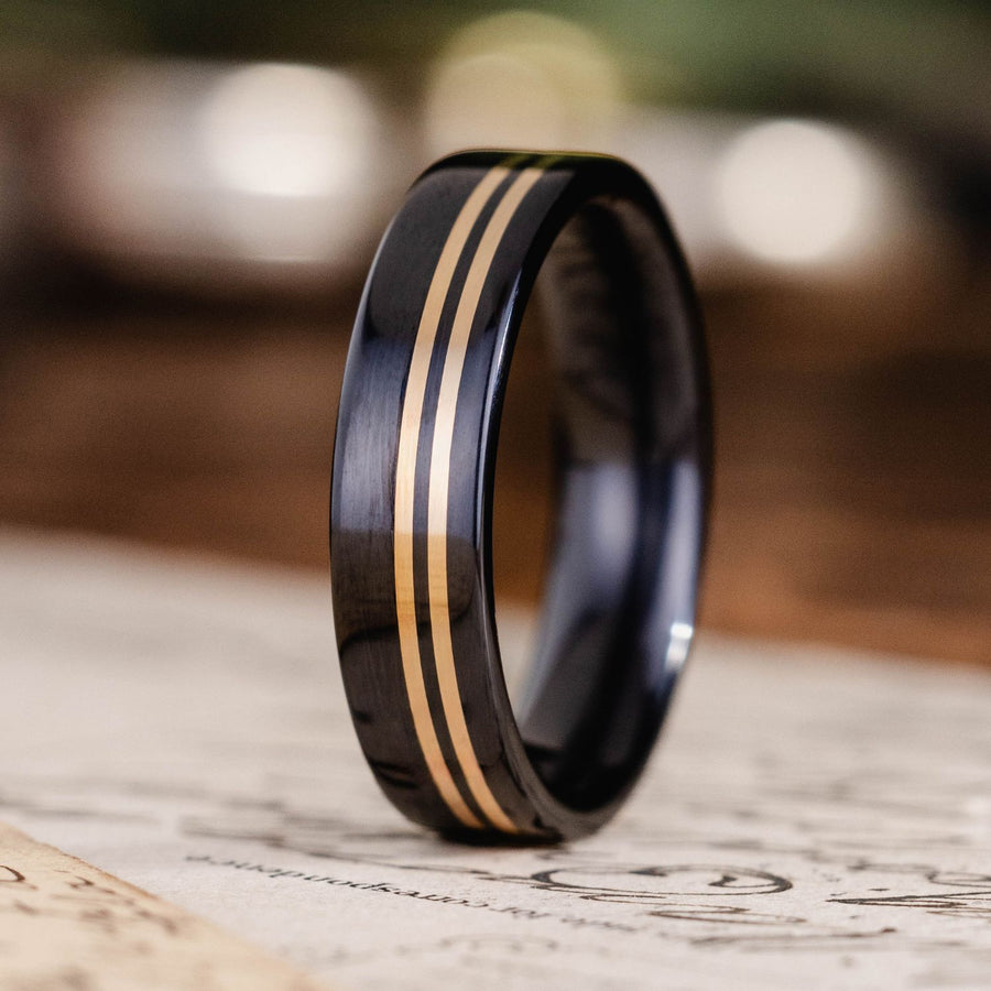 :: Shown in 6mm Wide | Black Titanium