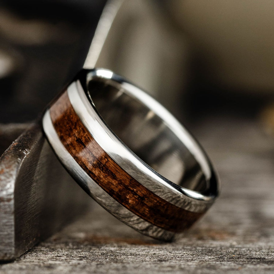 :: Shown in 8mm Wide | White Gold 
