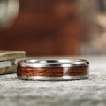 the-uss-north-carolina-teak-mens-titanium-wedding-band-with-teak-wood-inlay