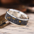 the-valley-mens-silicone-gold-flakes-silver-wedding-band-wide-channel