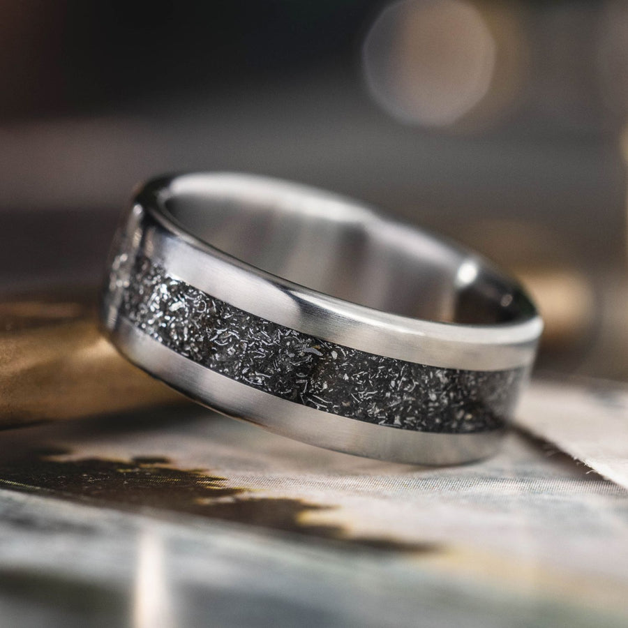 :: Shown in 8mm Wide | Titanium