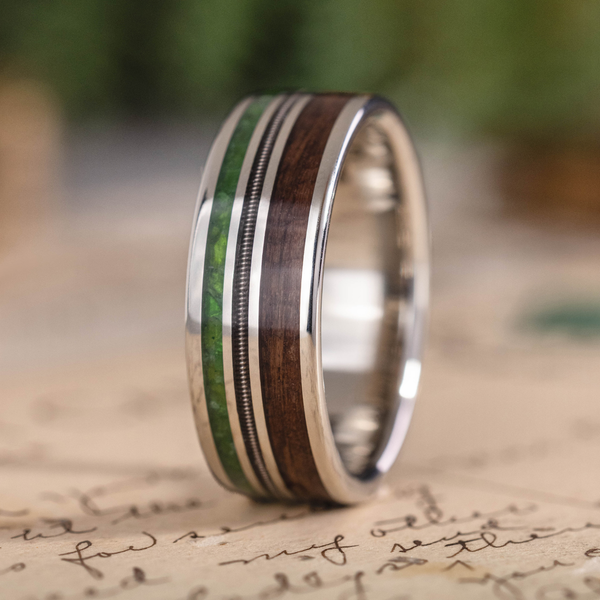 :: Shown in 8mm Wide | White Gold 